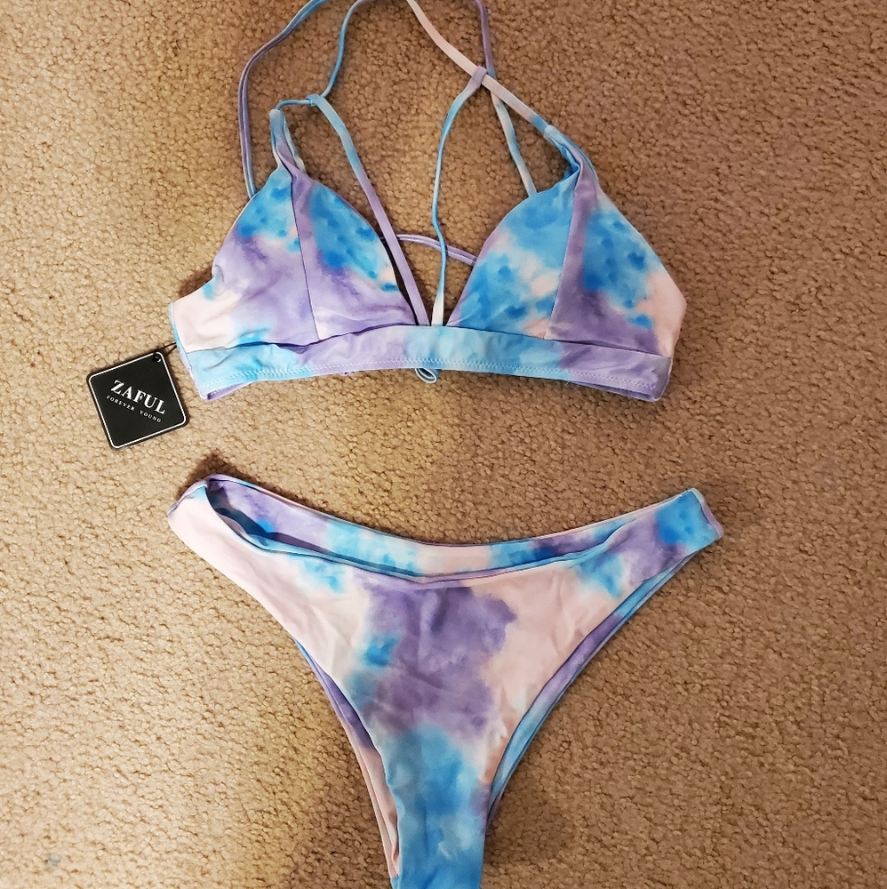 Tie-dye bikini
